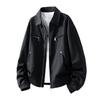 Functional Jacket Men's Autumn Casual Loose Oversized Retro Lapel Jacket
