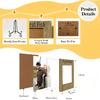 Fishing Photo Frame with Iron Stand, My First Fish Picture Frame, Wood Picture Holder Memorial, for Countertop, Tabletop Display, Photo Friendship