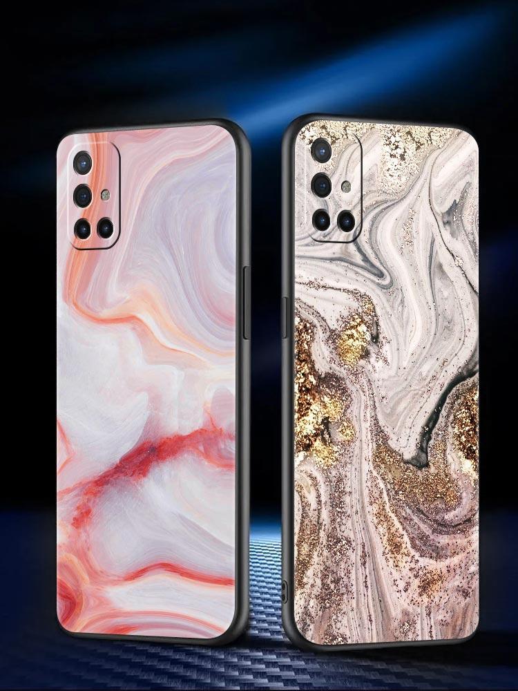 Phone Case For Oneplus 13R 13 12 10T 11 R10 Nord N100 N200 N10 9 9R CE 2 3 Z Pro Lite 5G Soft TPU Cover Vintage Marble Funda Bag