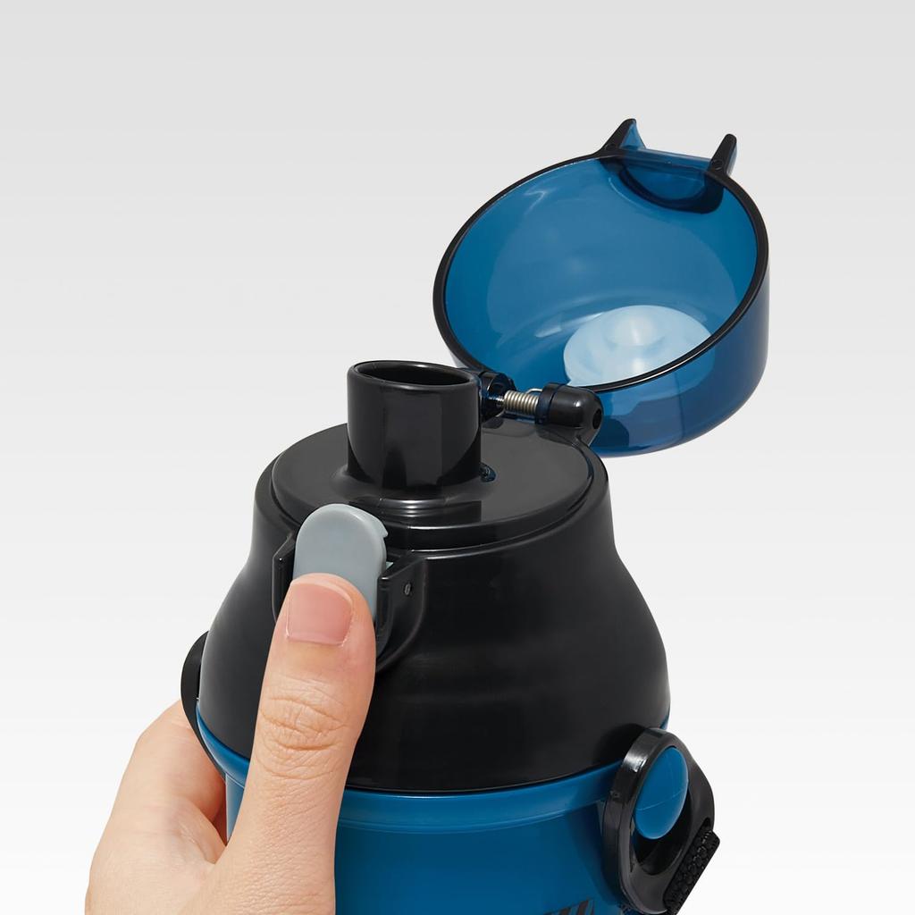 Skater Water Direct Dishwasher Made in Pokemon Children's Bottle, 480ml, Drinking, Plastic, One-Touch Operation, Safe, Japan, Design, 25cm, Boys,