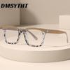Retro Square Frame Transparent High Definition Anti Blue Light Reading Glasses Men Women Fashion Computer Presbyopia Eyeglasses
