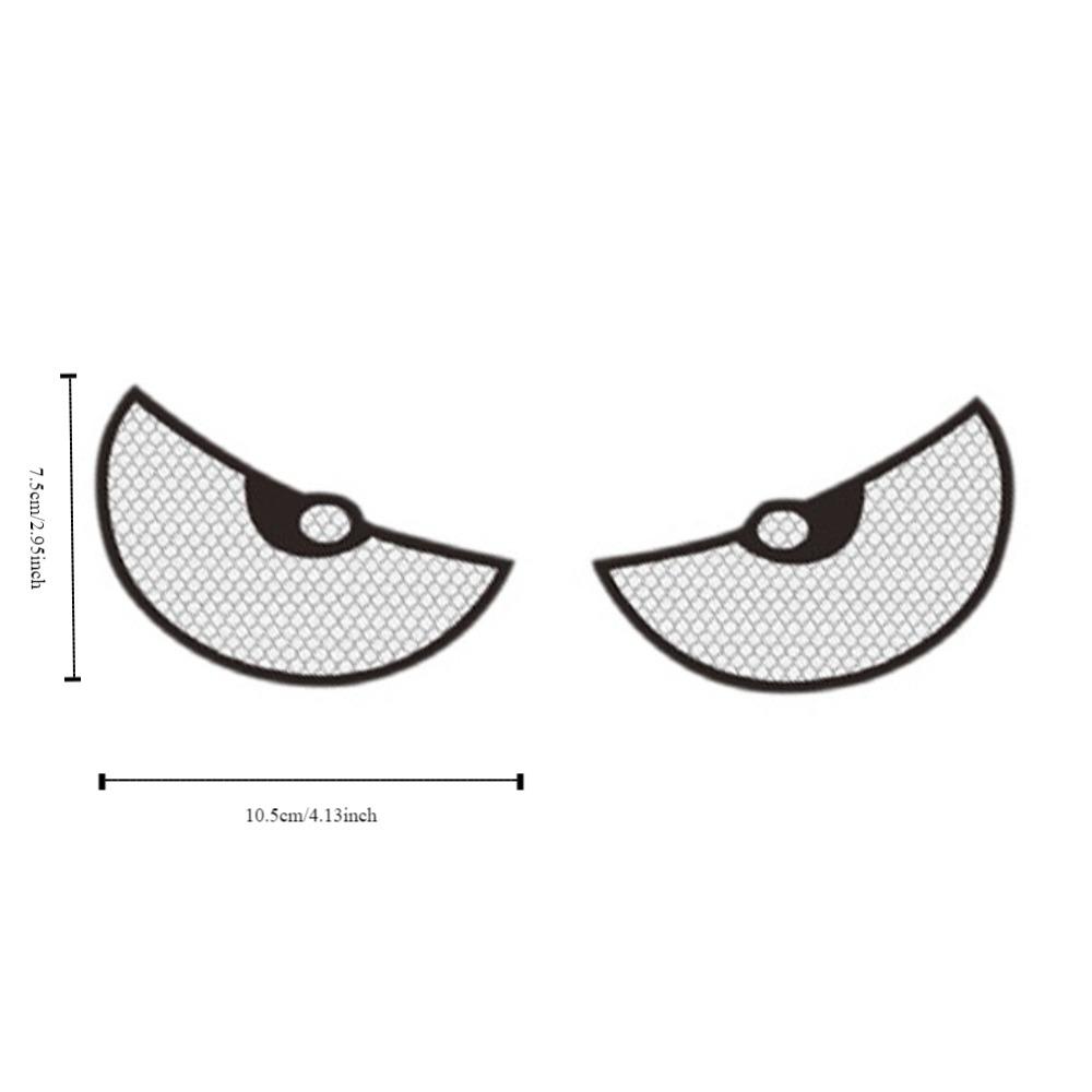 2 шт./компл. светоотражающие полоски безопасности кошачий глаз ночное предупреждение наклейки автомобильные аксессуары наклейки на окна