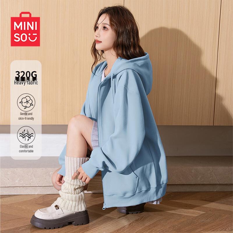 MINISO Женская повседневная толстовка с капюшоном