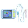 Kids Camera Blue High Definition Toddlers Digital Rotating Small SLR Camera Video Selfie Camera