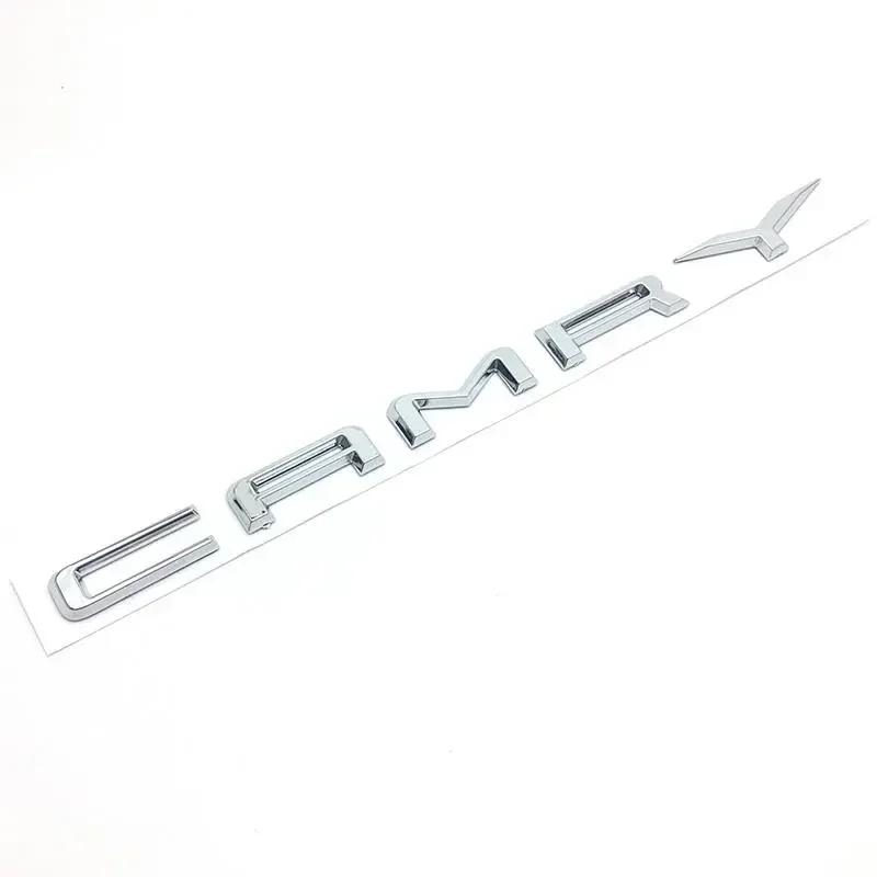 New CAMRY Letters Replace Emblem for Toyota Camry Car Trunk English Letter Logo Car Stickers