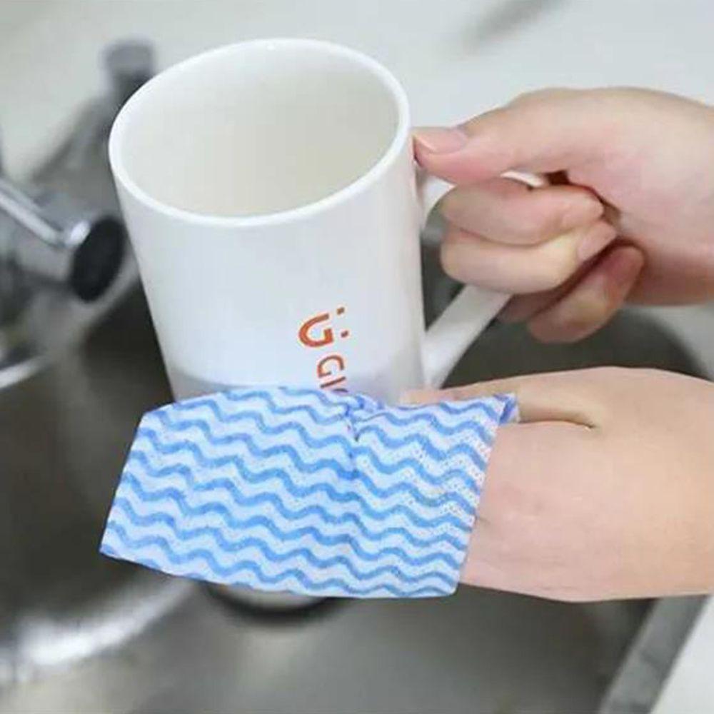 50 шт./рулонов одноразовые полотенца для посуды без масла губки для мытья посуды тряпки для уборки кухонные полотенца в рулонах