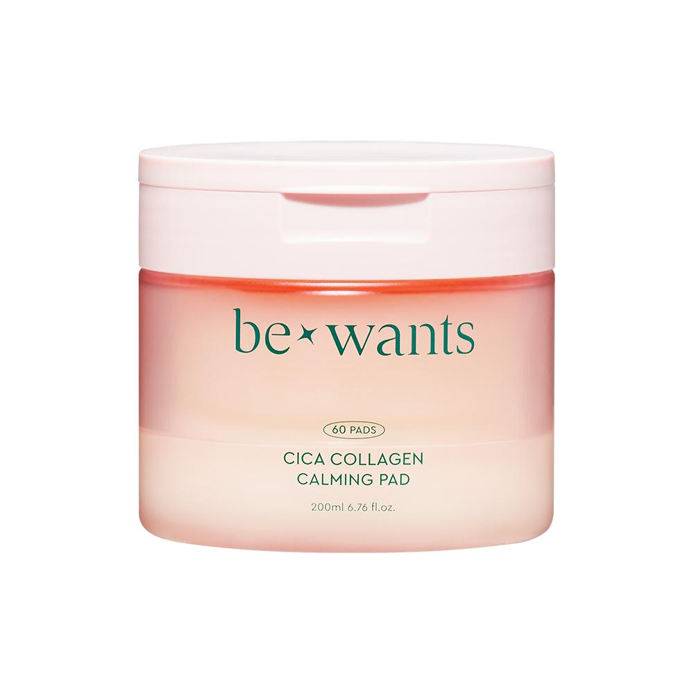 Bwants Cica Collagen Успокаивающий тонер-пэд 60 шт.