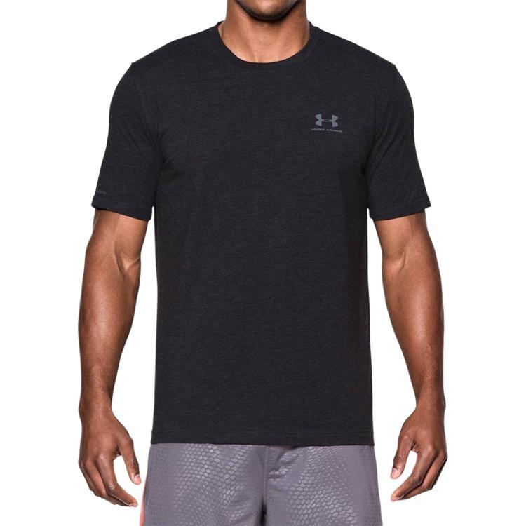 Under Armour T Shirt Men's Black Gray Unisex 1257616-001