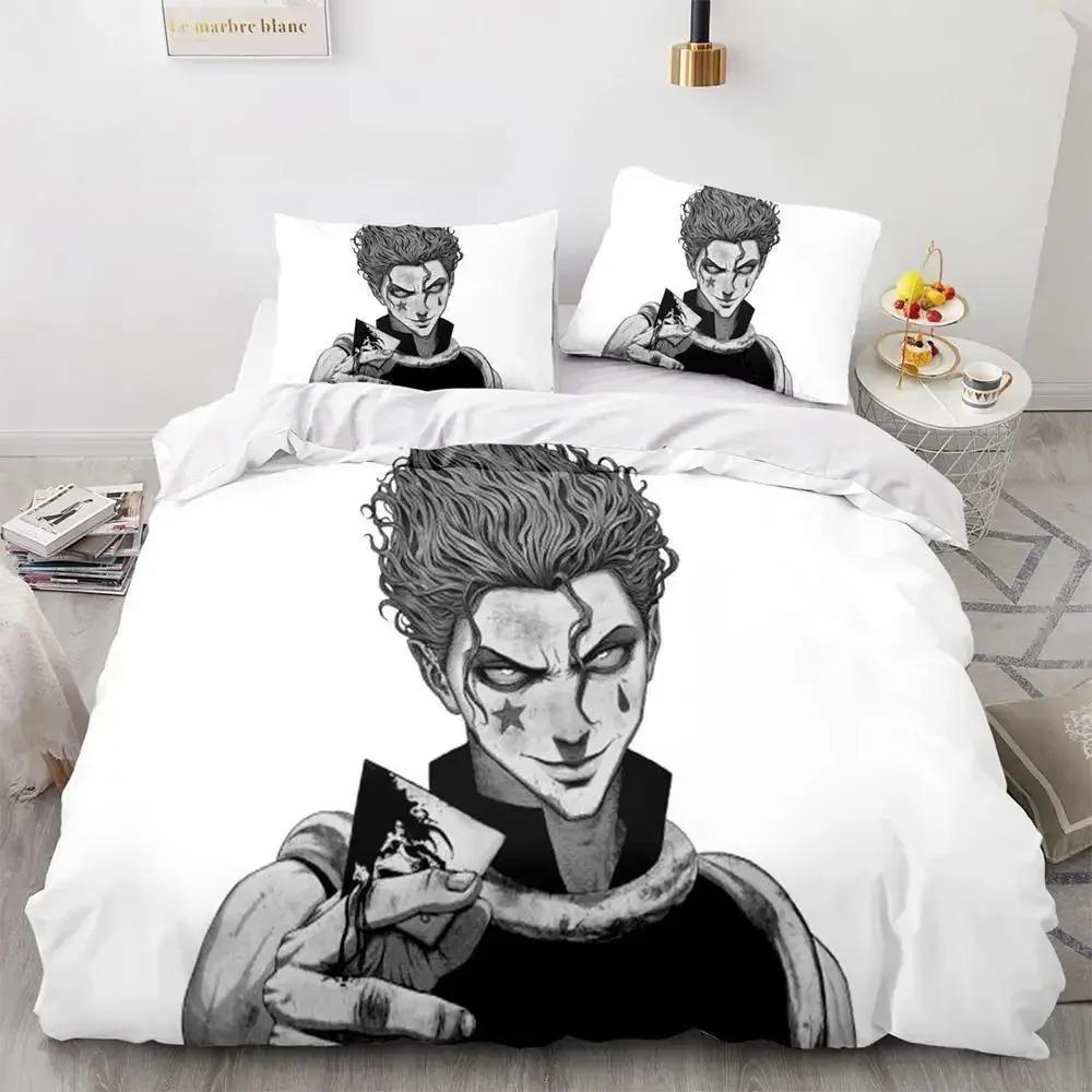 HUNTER×HUNTER Комплект постельного белья Single Twin Full Queen King Size Комплект постельного белья Aldult Kid Bedroom Duvetcover Sets bed furniture set bedroom