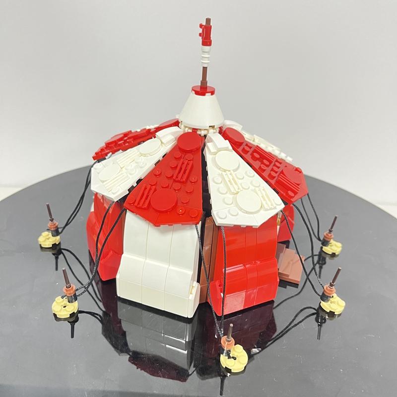 Buildmoc Ideas Средневековая палатка викингов Замок Строительные блоки Игрушки для детей Рождественские детские подарки 655 шт.