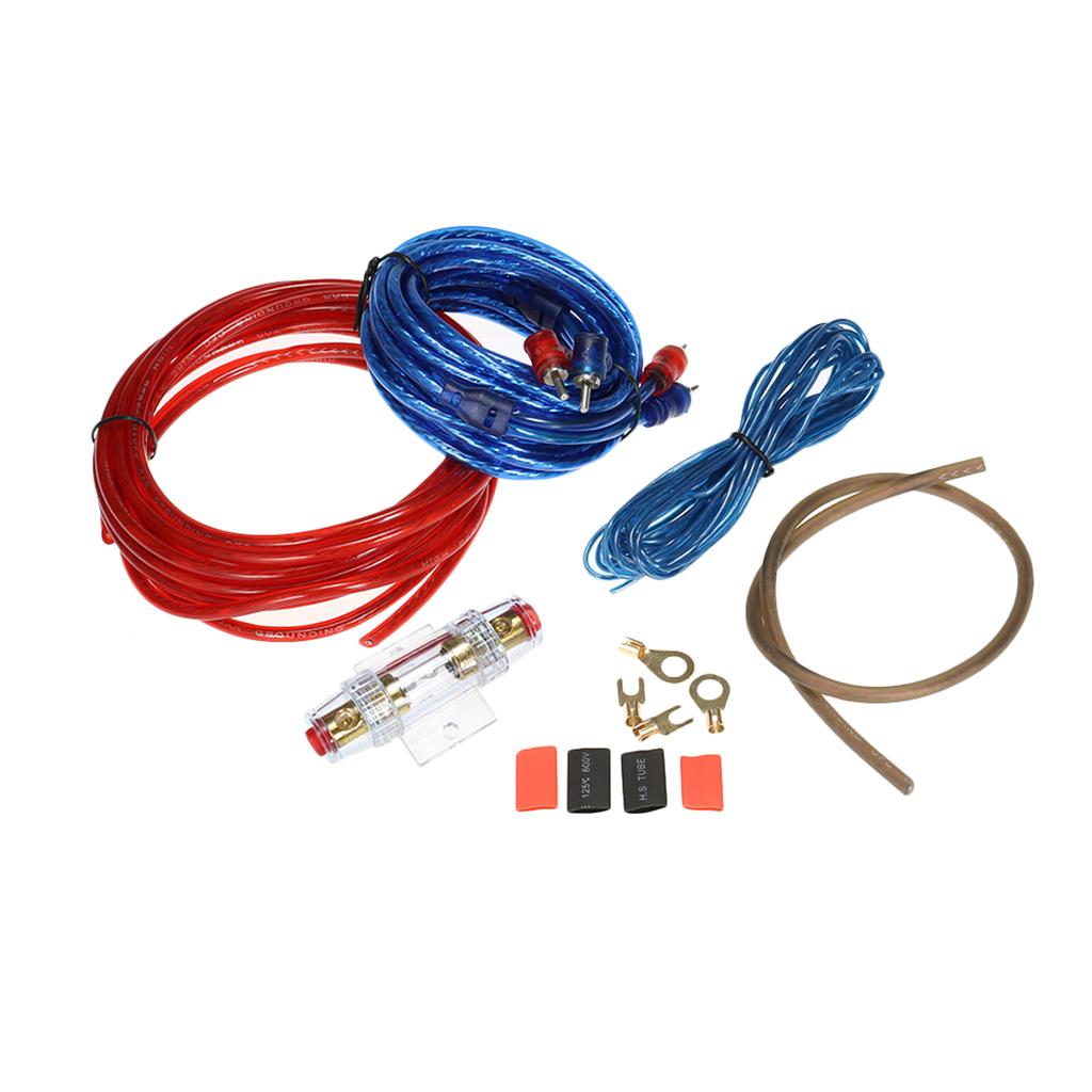 1200W Car Audio Subwoofer Amplifier Installation Kit Amplifier Wiring Kit Cable Holder Cables Car Audio Subwoofer Amplifier