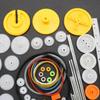 82PCS/Set Plastic Gear Package Kit for Toy Motor Car Robot Various Gear Axle Belt Bushings DIY Gear Assortment Accessories Set