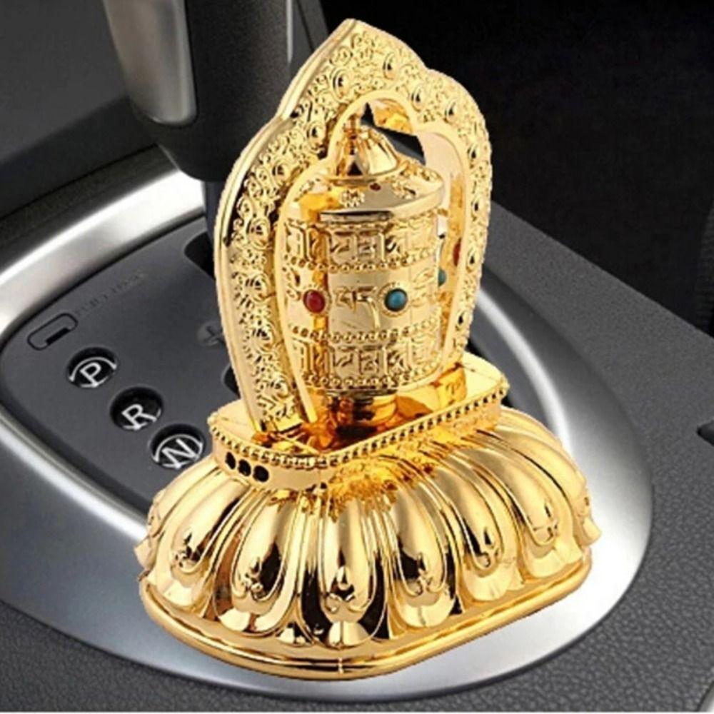 Автомобильный сувенир Солнечное тибетское молитвенное колесо Солнечная энергия Тибетское молитвенное колесо Автодекор