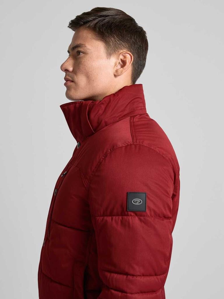 Зимняя куртка Tom Tailor Puffer Winter Jacket With Detachable Hood (1044772) бордовый темно-красный