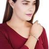 Gold Plated Designer Pearl Bracelet For Women