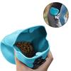 Silicone Dog Treat Bag Outdoor Feeder Puppy Snack Pouch Food Reward Storage Bag Pet Supplies Pet Portable Dog Training Waist Bag