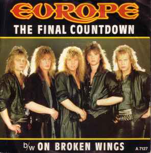 7-дюймовая пластинка EUROPE The Final Countdown A7127 Epic 1986 UK Rock Б/у