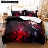 Напечатанный на 3D Аниме Fate/Stay Night Сейбер Постельный комплект Односпальный Полуторный Двуспальный Кингсайз Набор для кровати Взрослый Детский Спальня Комплекты пододеяльников
