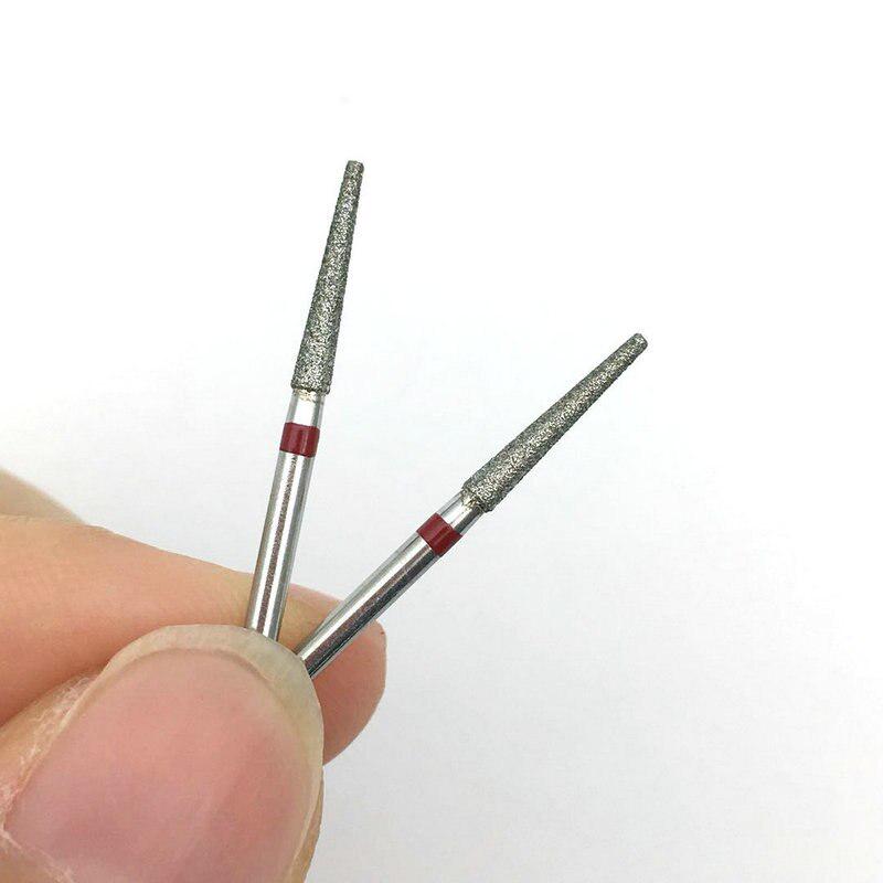 10 шт./кор. алмазные фг высокоскоростные боры для полировки и сглаживания зубных боров стоматологический инструмент TF-13F