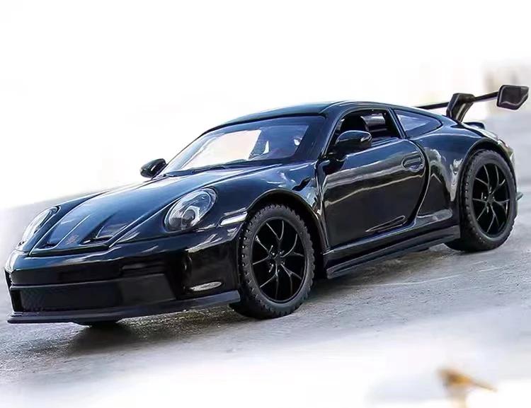 1:32 911 GT3 Суперкар Сплав Модель Автомобиля С Оттяжкой Звук Свет Детский Подарок Продвинутая Модель Автомобиля Коллекционные Предметы