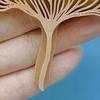 Глиняная печать Лист Гинкго Билоба 3D-печатный узор листа Форма для тиснения глины для поделок своими руками Изготовление из полимерной глины
