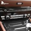 ABS для BMW 5 6 7 серии F07 F10 F11 F12 F13 F06 F01 F02 автомобильный кондиционер CD кнопка декоративная крышка аксессуары наклейка