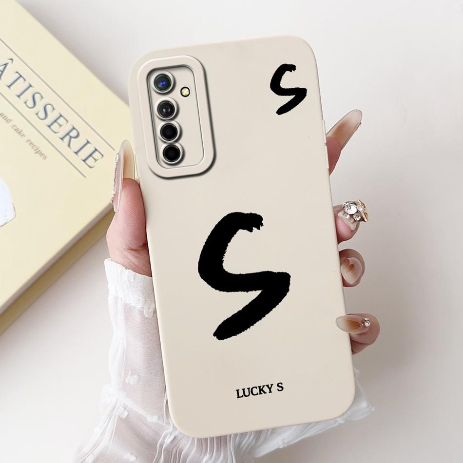 Чехол для телефона Realme X2 XT со счастливой начальной буквой Для Realme XT X2 Мягкий силиконовый противоударный чехол