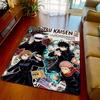 Ковер Коврик Jujutsu Kaisen Мягкий Напольный Коврик Нескользящий Ковер для Спальни Гостиной Домашний Декор -QJY