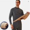 Winter Thermal Underwear Men Mock-neck First Layer 2 Pieces Under Panties and Undershirts Keep Warm Clothing Elastic 6XL