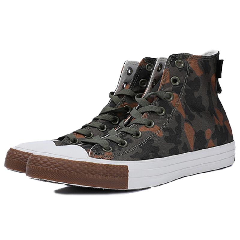 Converse 1970-е Chuck Taylor All Star Удобные Повседневные Высокие Эспадрильи Унисекс Камуфляжной Расцветки