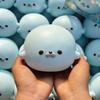 Кавайный Милый Тюлень Сквиши Игрушка для Снятия Стресса Мягкий Медленно Поднимающийся Животное Сжималка Фиджет Игрушки Настольный Декор Подарок Для Взрослых