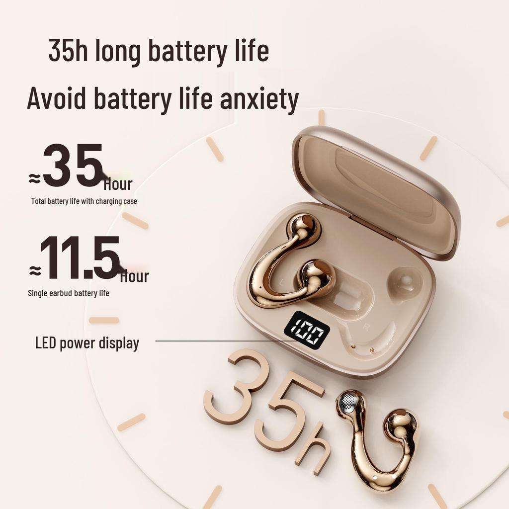 Sony Bluetooth Bone Conduction Ear Clip Wireless Running Headphones