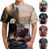 Мужская одежда с рисунком орла и 3D-печатью