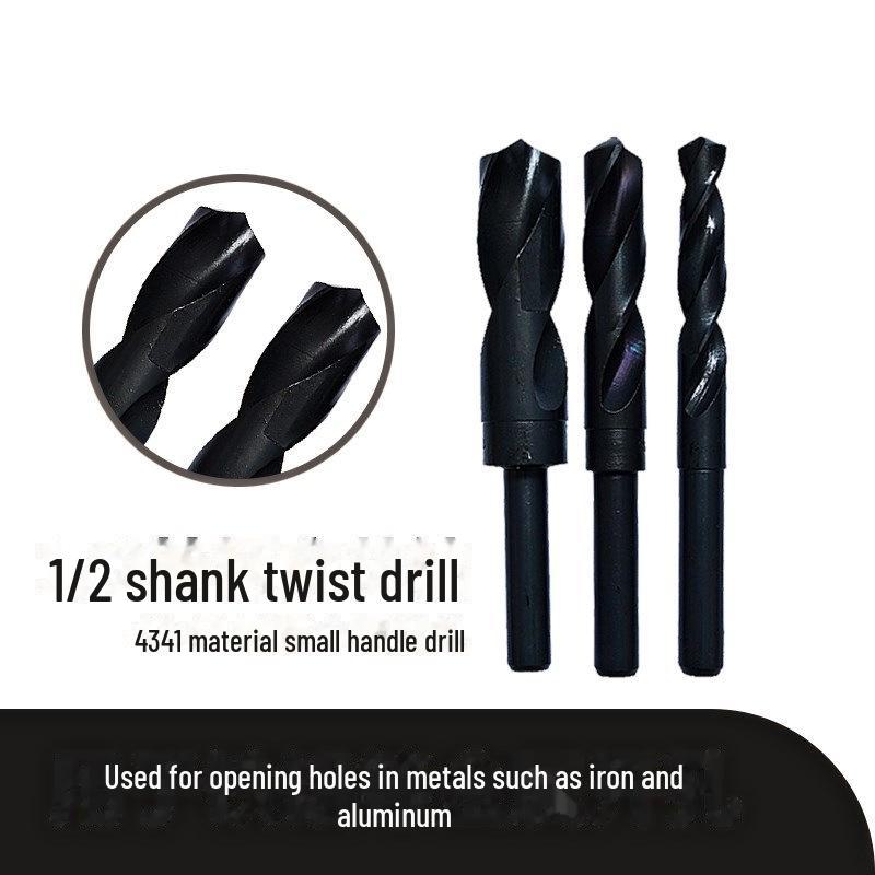 Сверло спиральное из быстрорежущей стали по металлу, 13-30 мм, нержавеющая сталь, маленькая ручка