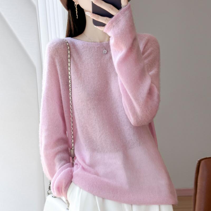 Женский кашемировый свитер Qinghe кашемир 30% кашемир 70% шерсть осенне-зимний пуловер теплый и модный