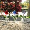 Captivating Crystal Tulips Sculpture Glass Miniature Flower Decorative Figurine Ornament for Valentines Day Gift Giving