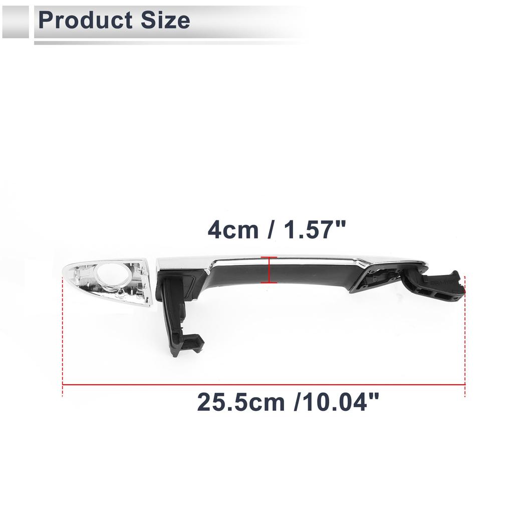 RATCHROLL Передняя левая наружная дверная ручка для Kia Прочная замена детали двери Номер детали 1 шт. 2011-2015 Picanto, Ручка, 826511Y020, АБС,