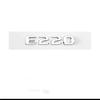 Letters E200 E260 E300 E400 E220d E350e E300de 4Matic ABS Emblem For Mercedes Benz W213 W222 W221 W177 Car Trunk Logo Sticker KM5