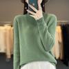 Women's Turtleneck Sweater,, 30% Cashmere 70% Wool, Winter Knitted Pullover Autumn Sweater Cashmere Sweater