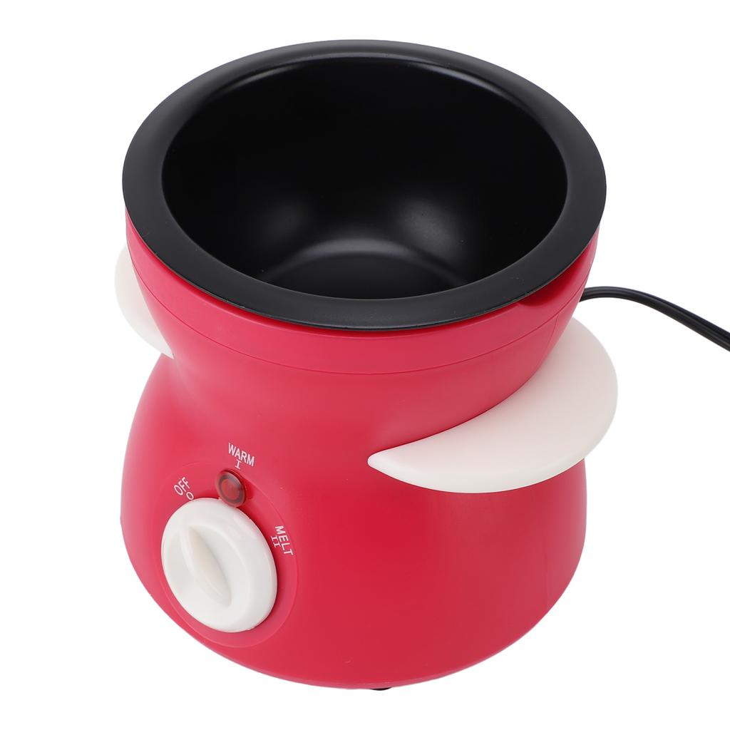 Electric Fondue Pot Set 2 Heating Gear Cast Iron Chocolate Fondue Maker with 10 Forks for Party Kitc