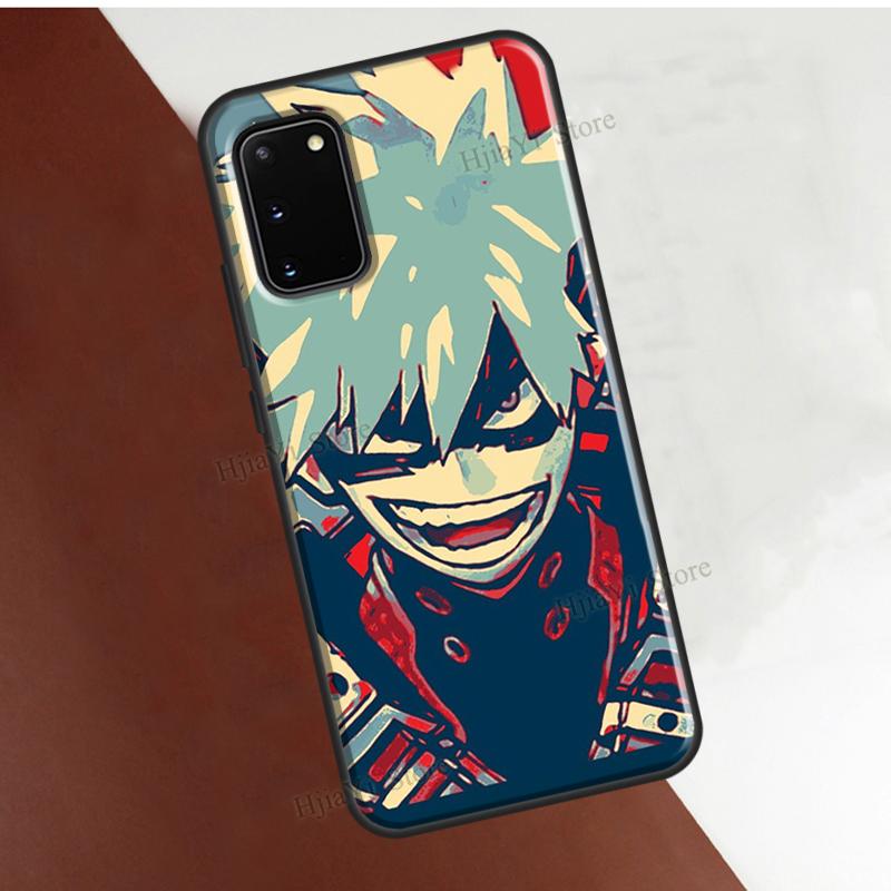 Чехол для телефона Katsuki Bakugo Boku No Hero Academy для Samsung Galaxy S21 S22 Note 20 Ultra S8 S9 S10 Note 10 Plus S20 FE