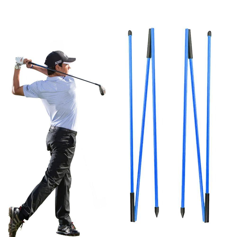 Collapsible Golf Practice Rods Folding Folding Direction Indicator Stick Golf Swing Trainers