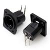 2/10Pcs Male Plug Straight Terminal Panel Mounted Connector 3 Pin Female Jack Panel Mount Black XLR Connector