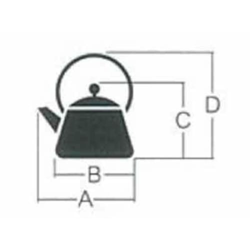 Yoshikawa Whistling Kettle, Made In Japan, Induction and Gas Compatible, 1.8L, Chocolate White, SJ2434