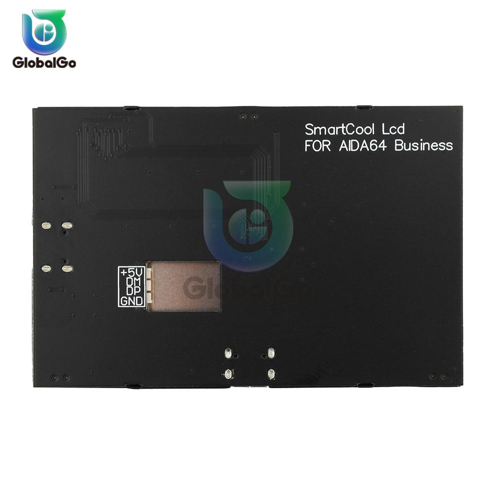 3,5-дюймовый вторичный IPS-экран Type-C для компьютера, отображение CPU GPU RAM HDD 328*480, USB LCD-монитор, свободно AIDA64, Windows 10 11