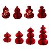 Folding Gourd Shape Housewarming  Ornament DIY Paper Housewarming Decorations  Desk Ornament