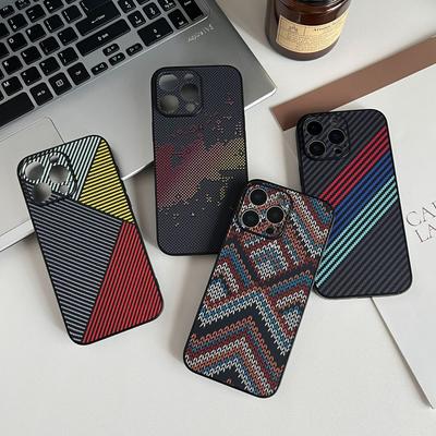 Применимо к iPhone 16 Кевлар Углеродистая сталь Ширина Магнитная зарядка Apple 15promax Чехол для мобильного телефона