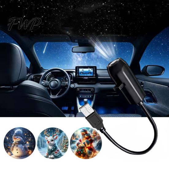 Indoor Party Lighting Christmas Rotating Projector Lights, Holiday Projection Light, 360 Degree Rotation Festive Light Plug-in Lights Projector,