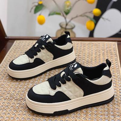 Белые туфли на платформе из натуральной кожи, женская обувь, весенние новинки, универсальные туфли для увеличения роста, повседневные кроссовки с мягкой подошвой, туфли-лодочки