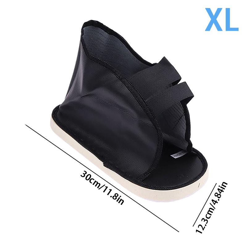 Противоскользящие плоские литые ботинки для ходьбы, дышащая защита для ног, восстановление после перелома, ортопедические опоры для ног